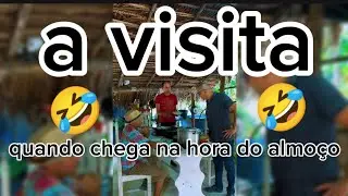 visita na hora do almoço