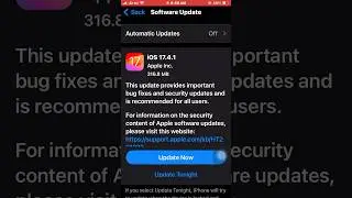 iOS 17.4.1 Stable update 