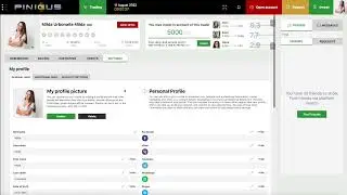 How to change personal data in PINIGUS profile?
