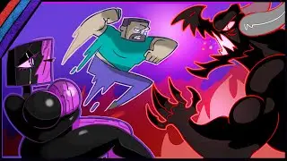 THE END! I found a female Ender dragon! Minecraft Animation