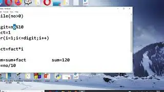 Strong Number Program in c(Hindi)