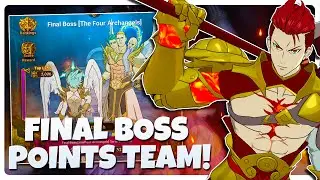 Final Boss Sariel and Tarmiel Challenge Points Team! | 7DS Grand Cross