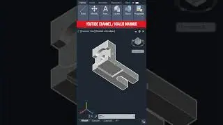 3D Mechanical modelling using AutoCAD model 5