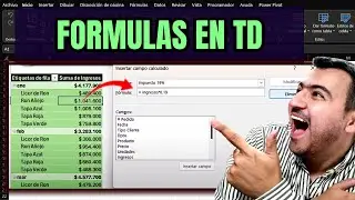 Como realizar Operaciones y Formulas en Tablas Dinámicas con los Campos Calculados