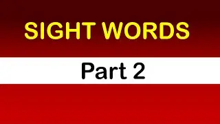 SIGHT WORDS | learn sight words | educational video for kids | elearning studio