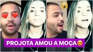 Moça canta com PROJOTA olha no que deu 😱😍 Maristela