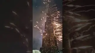 Happy New Year | Firework at Burj al khalifa| Dubai2023 Finished | and 2024 Started | Firework UAE