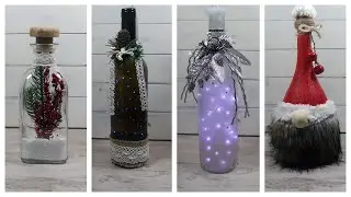 DIY DECORACIÓN NAVIDEÑA CON BOTELLAS ¡Recicla y decora!