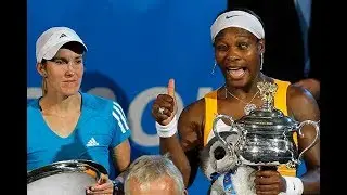Serena Williams vs  Justine Henin 2010 Australian Open Highlights 720p 60fps