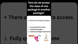 How to access one package in another package | Core java for beginner