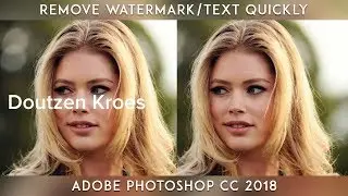 Remove Watermark/Text Quickly From Any Images || Adobe Photoshop CC 2018