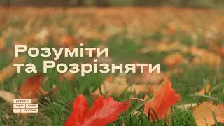 Розуміти та розрізняти | Петро Шулягін | 17.11.24