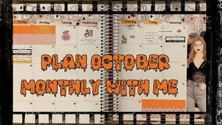 ASMR Plan October Monthly With Me!