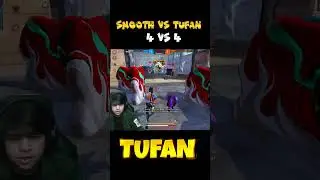 Smooth 444 Vs Tufan ff wipe smooth squad in second🥵 