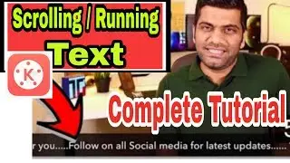 How to add scrolling text in video | in hindi | Motivation | Mohammad Kaish Manihar