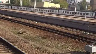 ЭП2Д отправляется с Курского Вокзала.