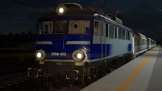 SimRail / По расписанию от Варшавы до Катовице.