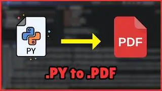 How to Convert Python Code into PDF File (Easy Method)