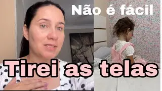 Criança sem tela /montamos a árvore  de Natal/ abri o meu coração ♥️