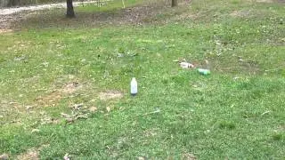 The works and tin foil water bomb!