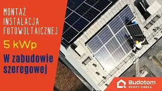 Wykonanie montażu INSTALACJI FOTOWOLTAICZNEJ w zabudowie szeregowej - BUDOTOM