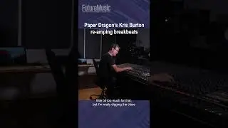 Paper Dragon re-amping a break #musicproduction #music  #electronicmusic #studio #drumandbass #dnb