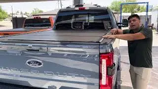 Hard Truck Bed Cover - UnderCover Armor Flex On 2023 Ford F-250