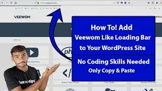 How To Add a Veewom Like Loading Bar to Your WordPress Website