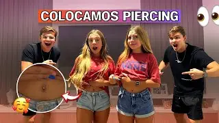 COLOCAMOS UM PIERCING NA BARRIGA!!!