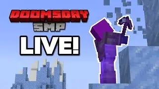 Placing 100,000 Ice Blocks on this Minecraft SMP! [Doomsday SMP]