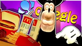 Mickey Works For McDonald's On Omegle