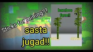 making a new bamboo farm but only for sticks.... ll Minecraft S01E17