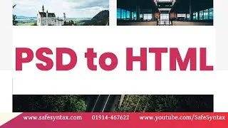 PSD to HTML for beginners |   How to work with Photoshop & PSD