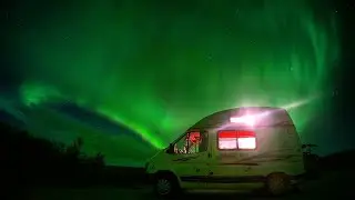 first NORTHERN LIGHTS experience - VAN LIFE NORWAY