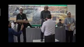 Награждение победителя Всероссийского конкурса молодых алимов и хафизов 2021.
