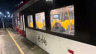 ЭГЭ2Тв-005 ИВОЛГА 3.0 Сообщением Ипподром-Зеленоград-Крюково,отправляется в путь со станции Быково