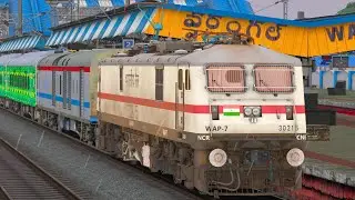 Hazrat Nizamuddin - K.S.R. Bengaluru Rajdhani EXP | Train Simulator gameplay | RAILROAD | NTG GAMING