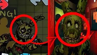 References in FNF VS Springtrap | (Springtrap & FNF) Five Nights at Freddy's