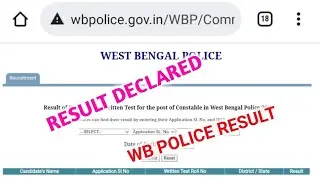 wbp constable result 2021|wbp preliminary results 2021|wbp constable cut off 2021|wbp constable news