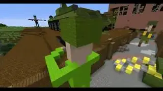 Танк Т-34 в Майнкрафт [MineCraft] на сервере Dard of Craft (Улучшенный)