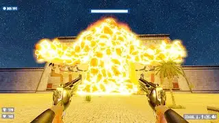 Serious Sam HD: The First Encounter - Lava Golem Boss Fight 4K Ultra HD