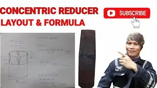 CONCENTRIC REDUCER LAYOUT & FORMULA