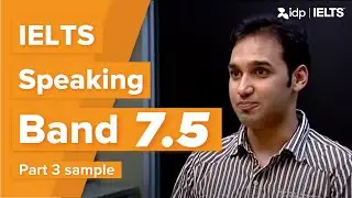 Band 7.5 | IELTS Speaking test sample – Part 1 (Aashish)