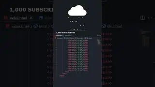 Rainy Cloud CSS 🌧 