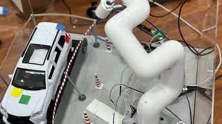 Robot arm for wielding based on camera from #elephant #robotarm