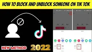 How to Block and Unblock Someone on Tiktok🚫👌|| Tik tok me block/unblock kaise kare  in 2022