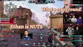 Tarik and Tenz react to EG Ethan CRAZY round!