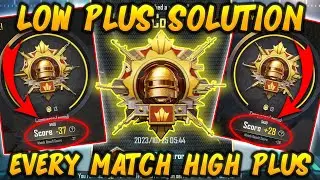 😭 LOW PLUS SOLUTION 😱 HOW TO GET MORE PLUS | BGMI RANK PUSH TIPS AND TRICKS 😍 DUO RANK PUSH BGMI