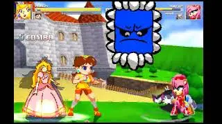 Mugen 1.0 Request#55 - Peach & Daisy vs Amy rose & Rouge