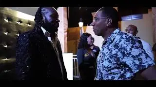 Chris Gayle meets Hon. Andrew Holness Prime Minister of Jamaica